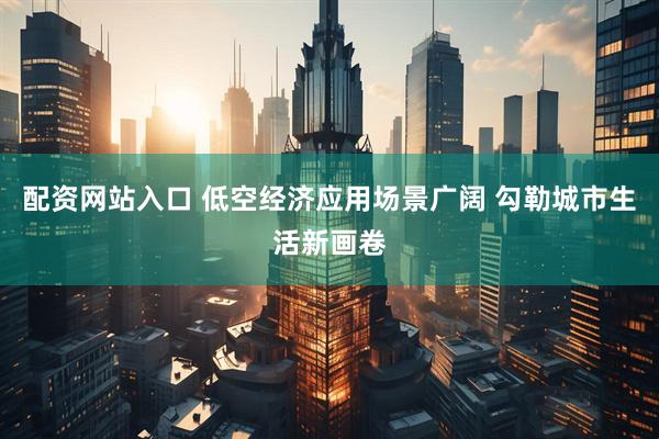 配资网站入口 低空经济应用场景广阔 勾勒城市生活新画卷